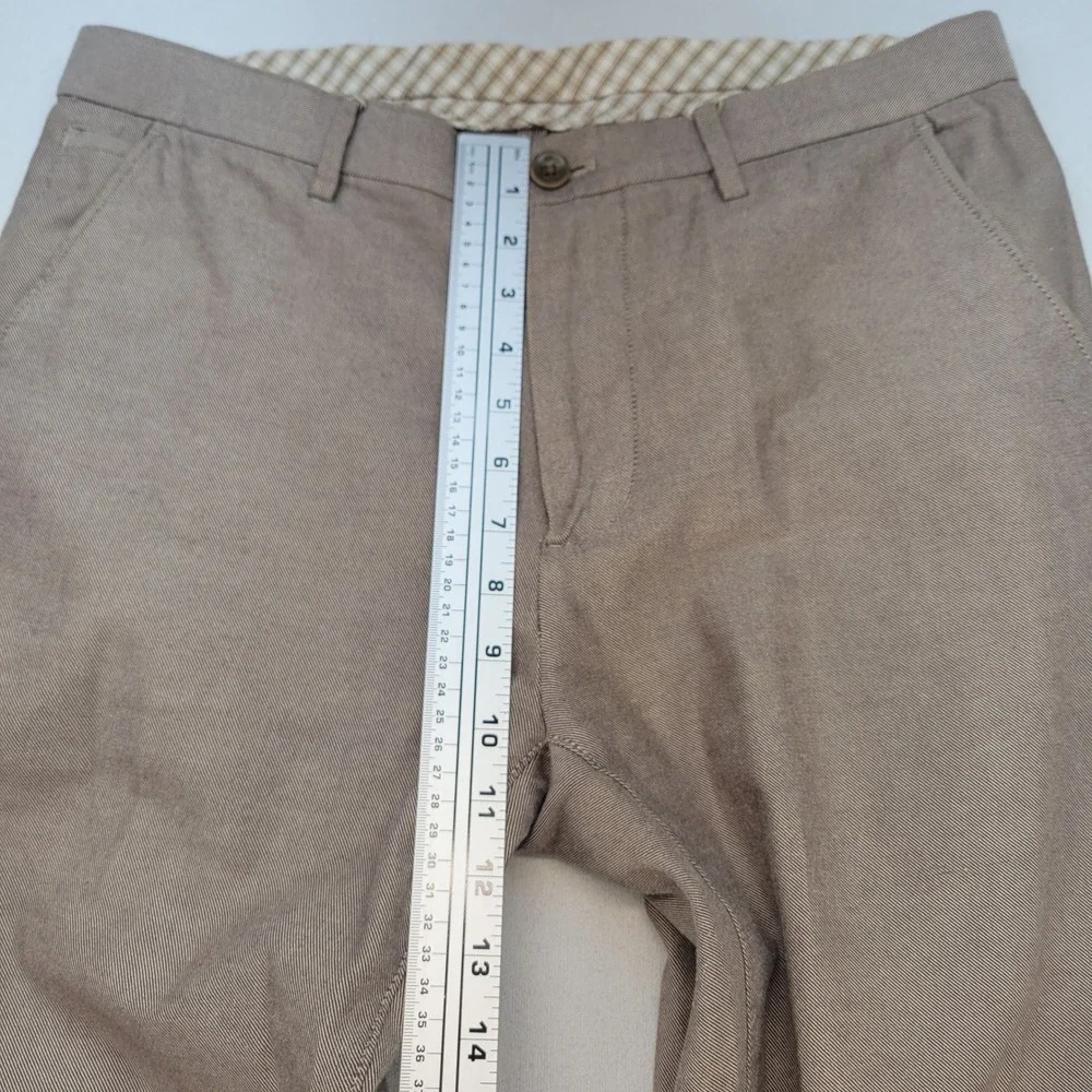 Banana Republic Kentfield Pant Mens 32x32 Tan Khaki Cotton Twill Chino Straight